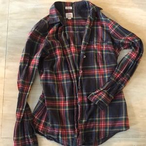 Jcrew Plaid Button Up
